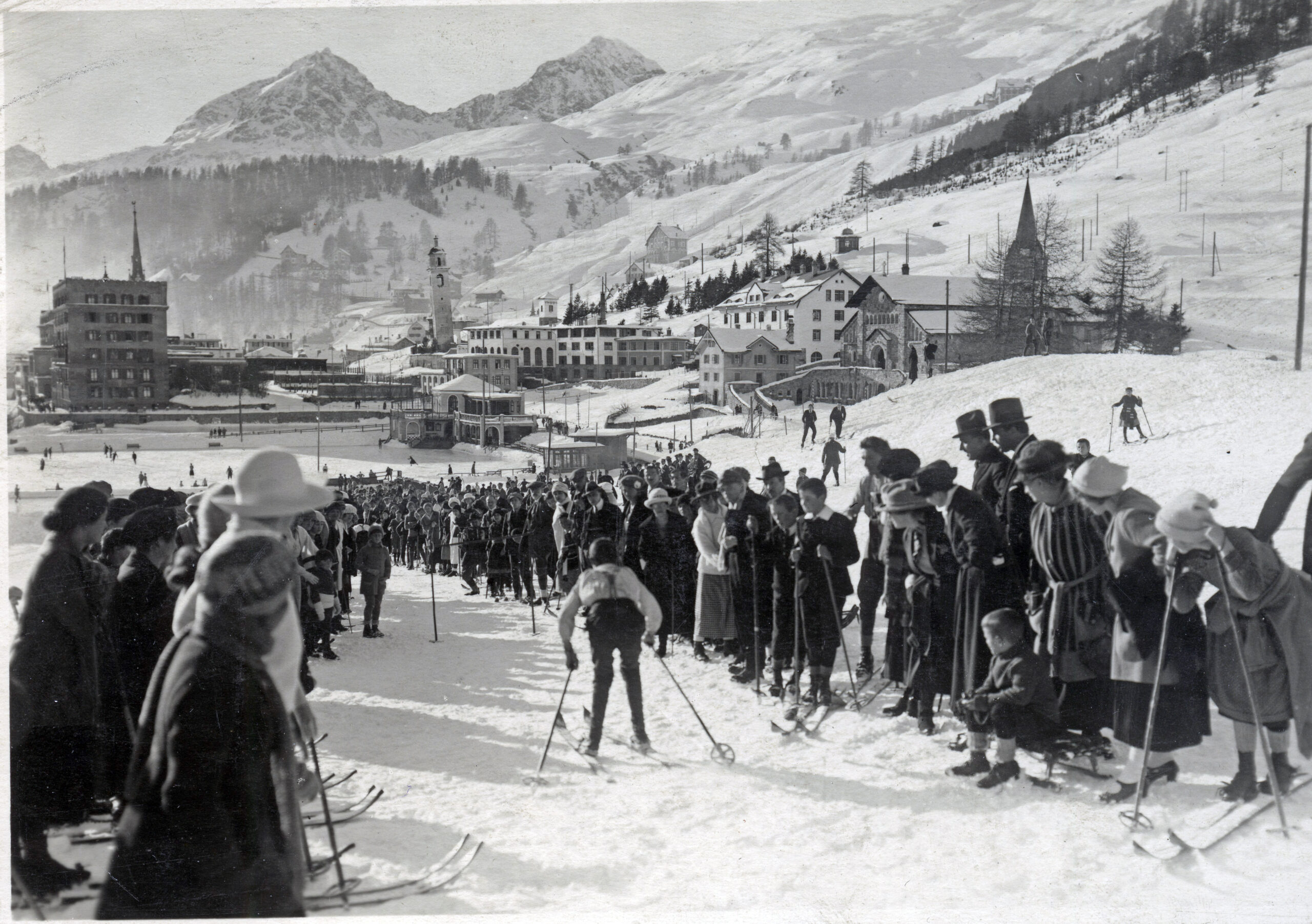 the beginning of winter tourism in St. Moritz