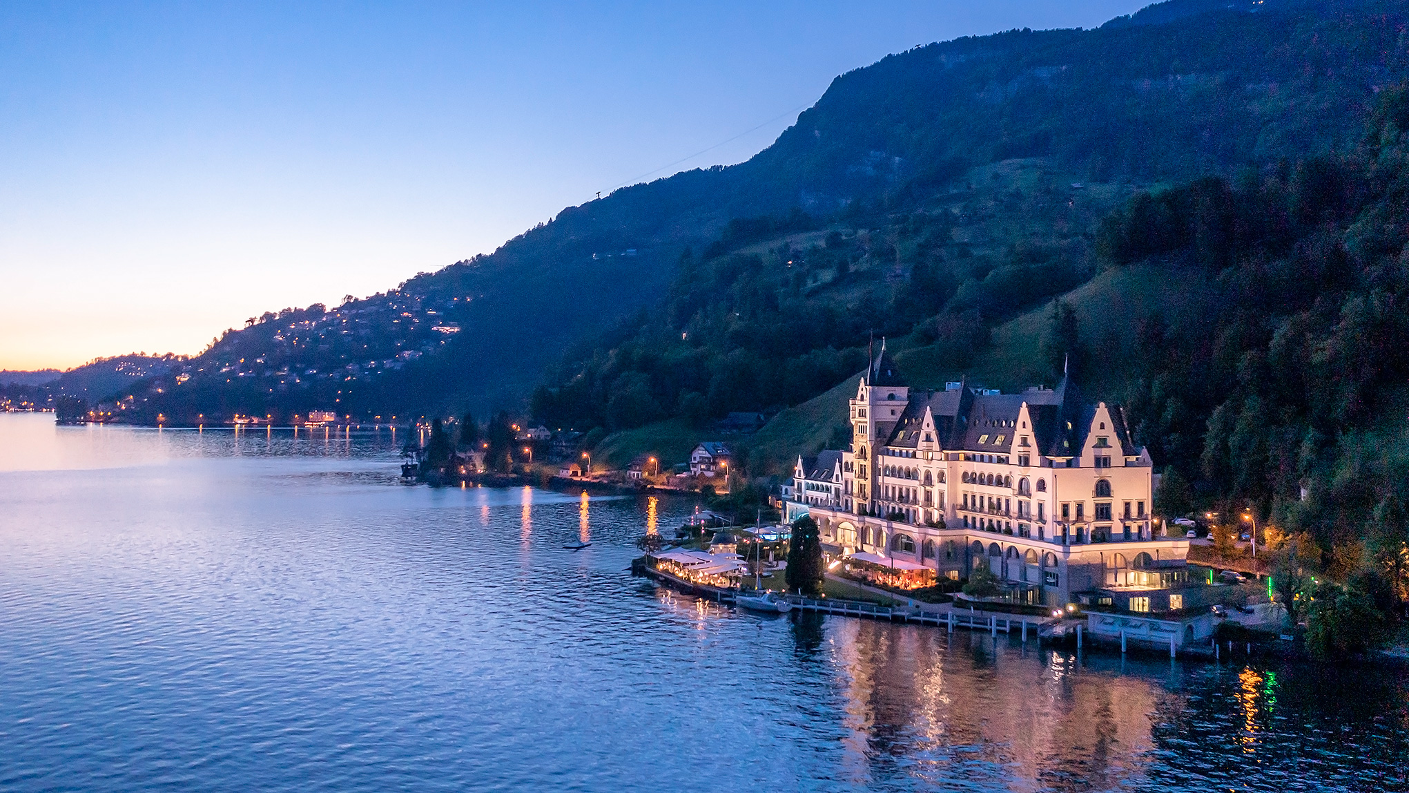 Park Hotel Vitznau fairytale castle on Lake Lucerne