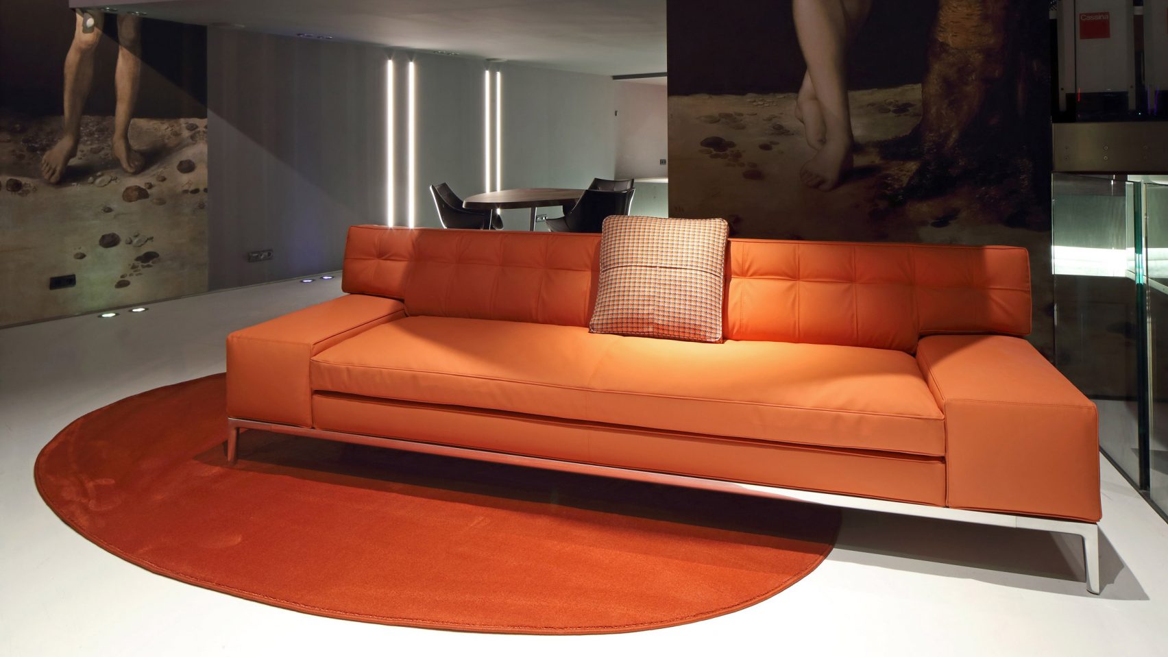 Cassina vegan sofa made of apple leather